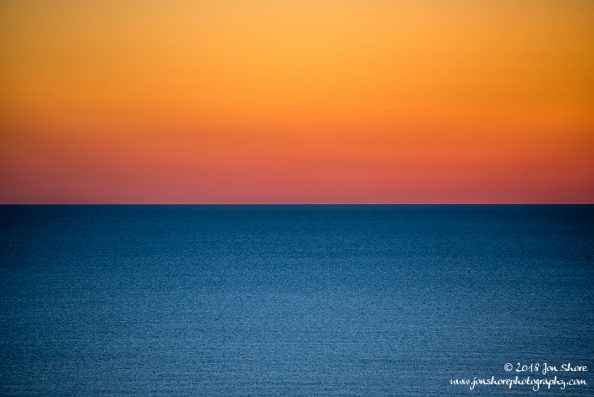 Sunset Cilento Italy January 2018