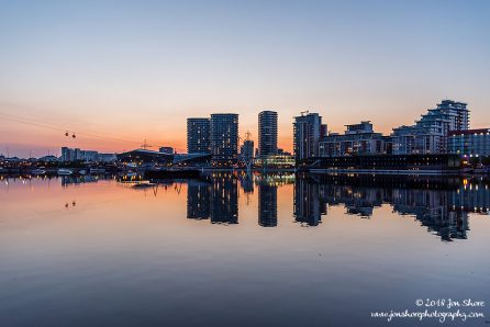 Sunset London Docklands